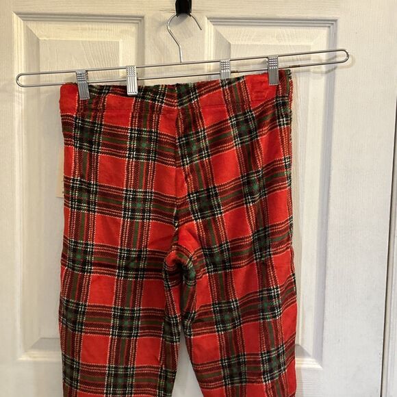 SECRET TREASURES PLUSH Red Plaid Sleep Jogger Pants Small (4-6) Christmas NWT - Picture 9 of 14